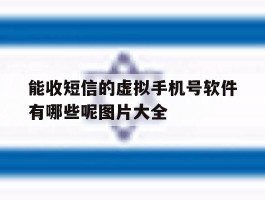 能收短信的虚拟手机号软件有哪些呢图片大全