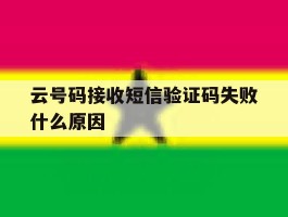 云号码接收短信验证码失败什么原因