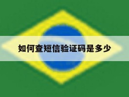 如何查短信验证码是多少