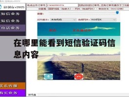 在哪里能看到短信验证码信息内容
