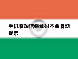 手机收短信验证码不会自动提示