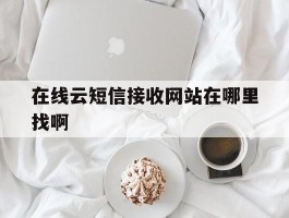 在线云短信接收网站在哪里找啊