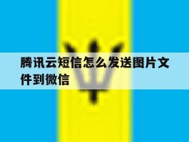 腾讯云短信怎么发送图片文件到微信