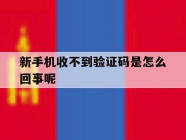 新手机收不到验证码是怎么回事呢
