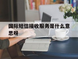 国际短信接收服务是什么意思呀