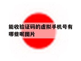 能收验证码的虚拟手机号有哪些呢图片