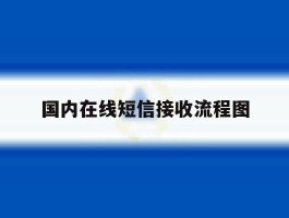 国内在线短信接收流程图