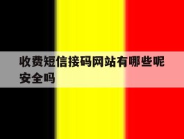 收费短信接码网站有哪些呢安全吗