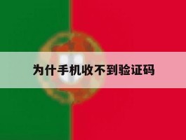 为什手机收不到验证码