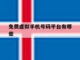 免费虚拟手机号码平台有哪些