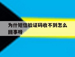 为什短信验证码收不到怎么回事呀